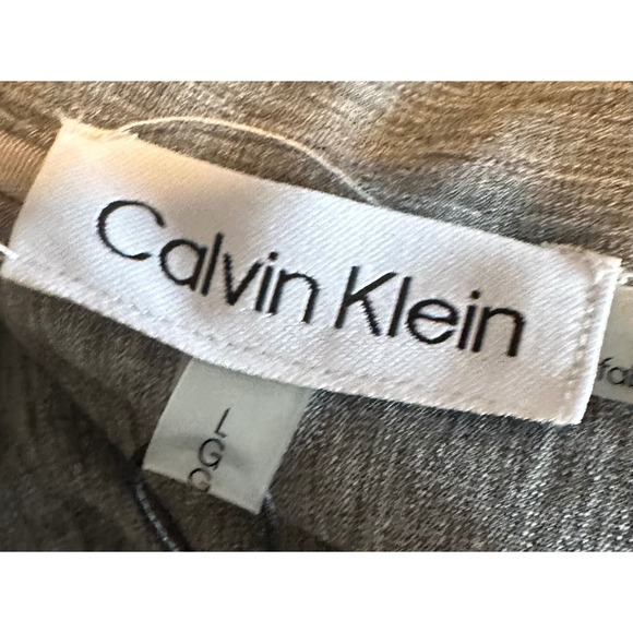 Calvin Klein Women's Modern Essentials Grey Lightweight Zip Up Jacket Size L NWT - Picture 4 of 6